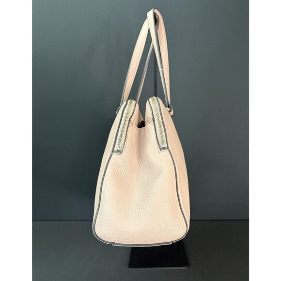 Guess Shawna Cali Satchel Handbag Lock Charm Double Handle Zip Closure Pink - Picture 12 of 16